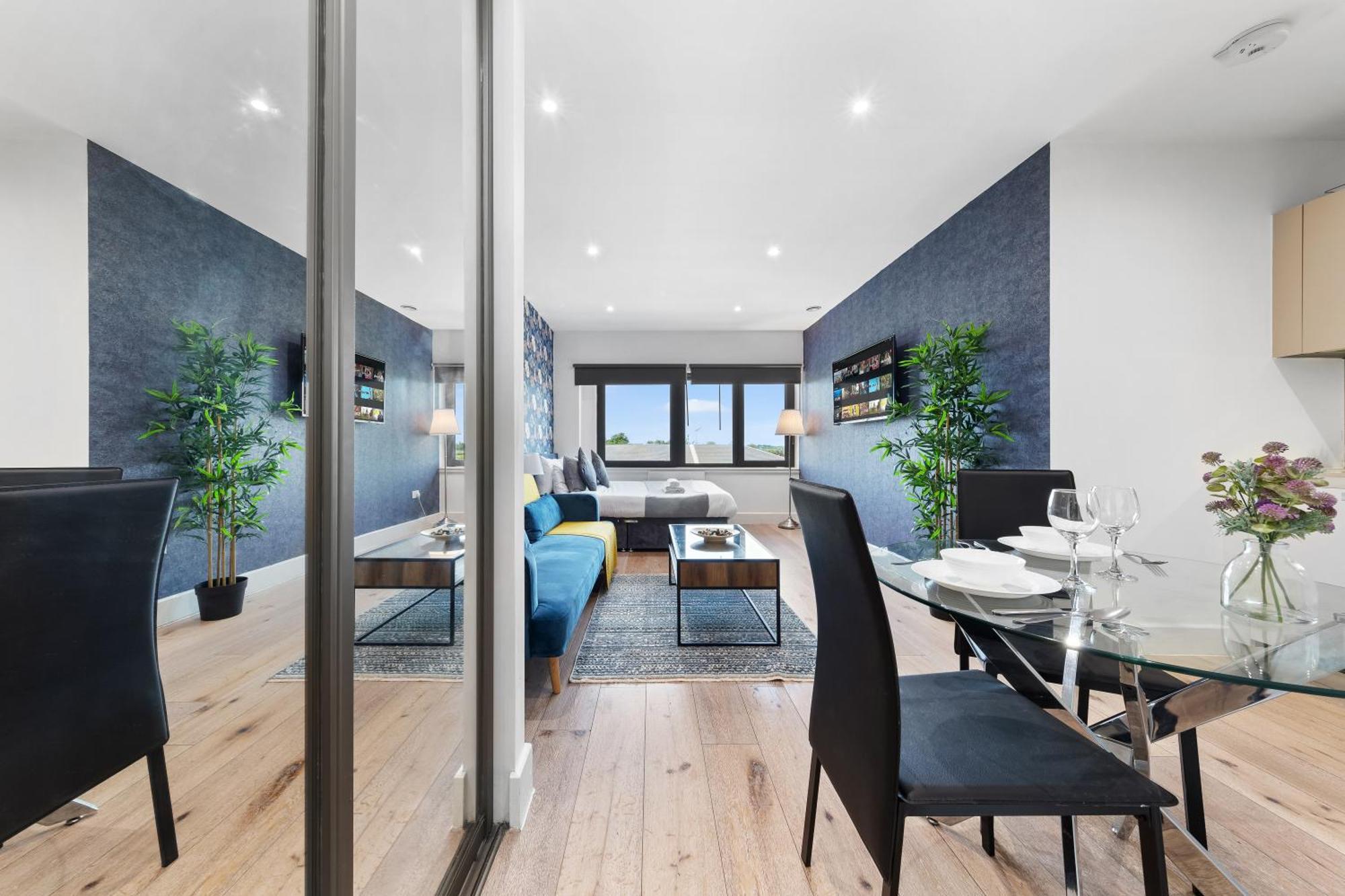 Modern One Bedroom Flat - Sleeps 5 -Near Heathrow - London Ub3 Exterior foto