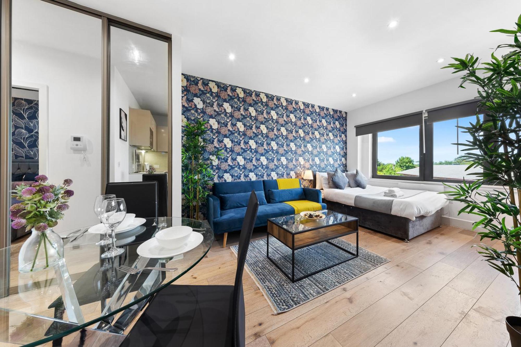 Modern One Bedroom Flat - Sleeps 5 -Near Heathrow - London Ub3 Exterior foto