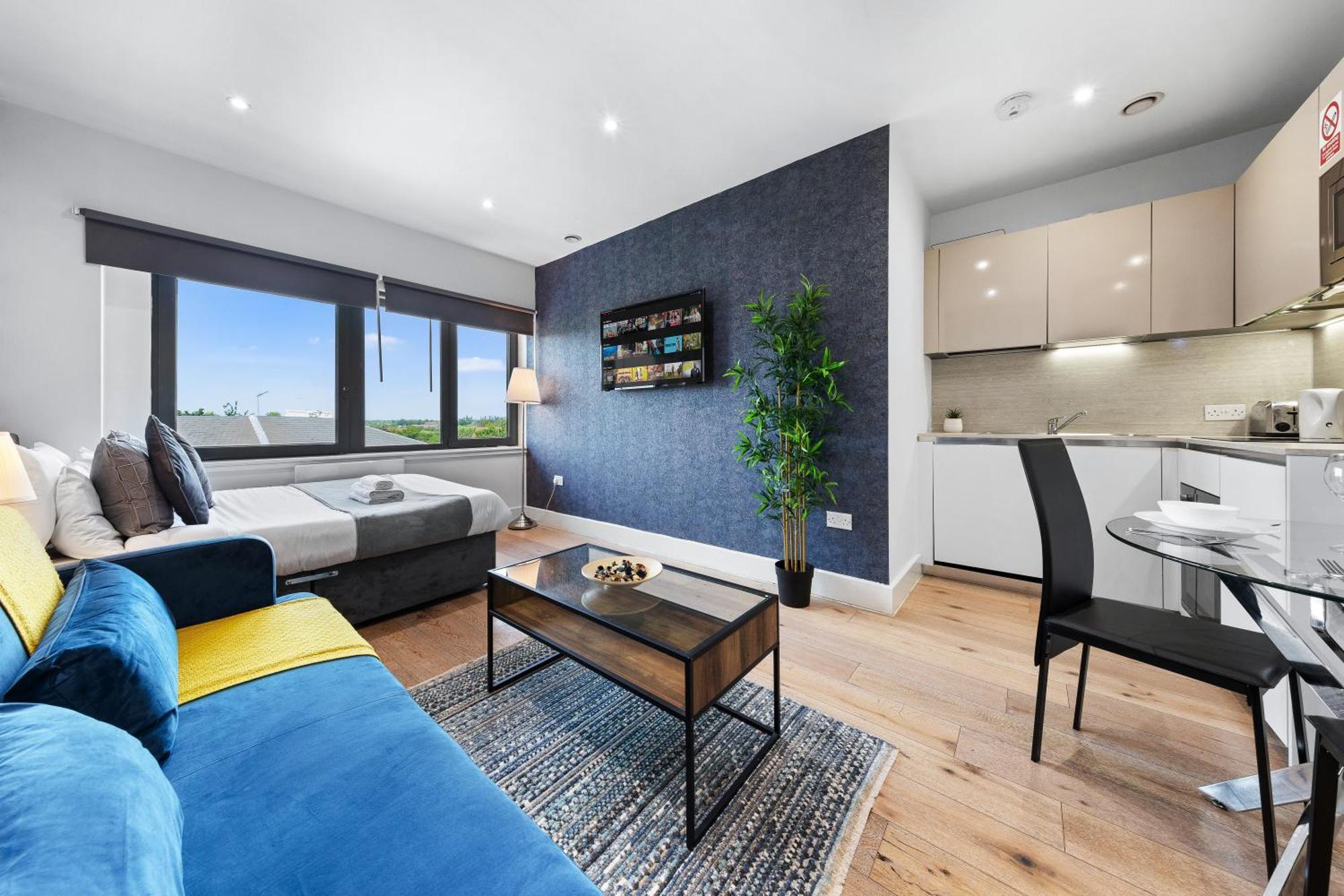 Modern One Bedroom Flat - Sleeps 5 -Near Heathrow - London Ub3 Exterior foto